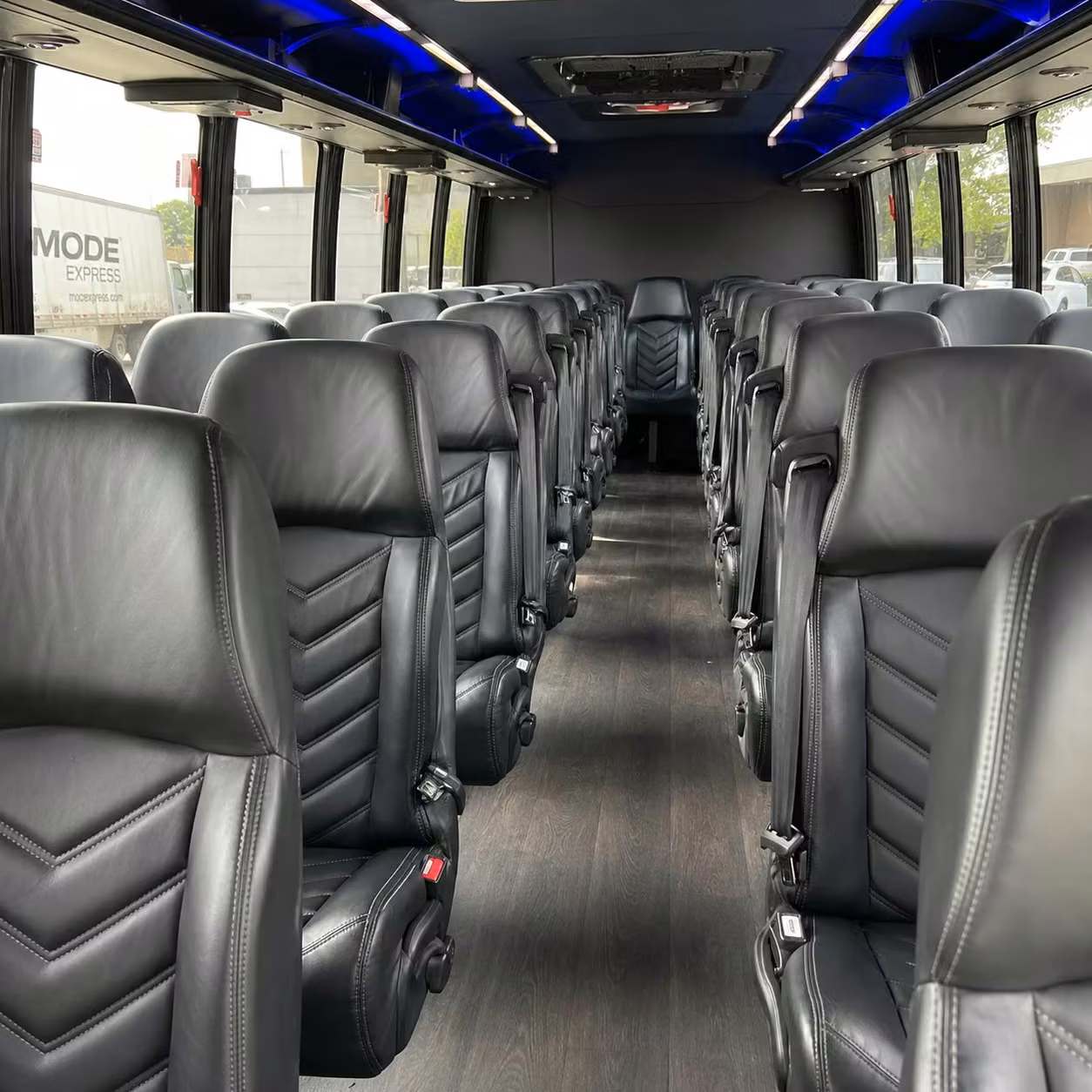 25 passenger minibus interior