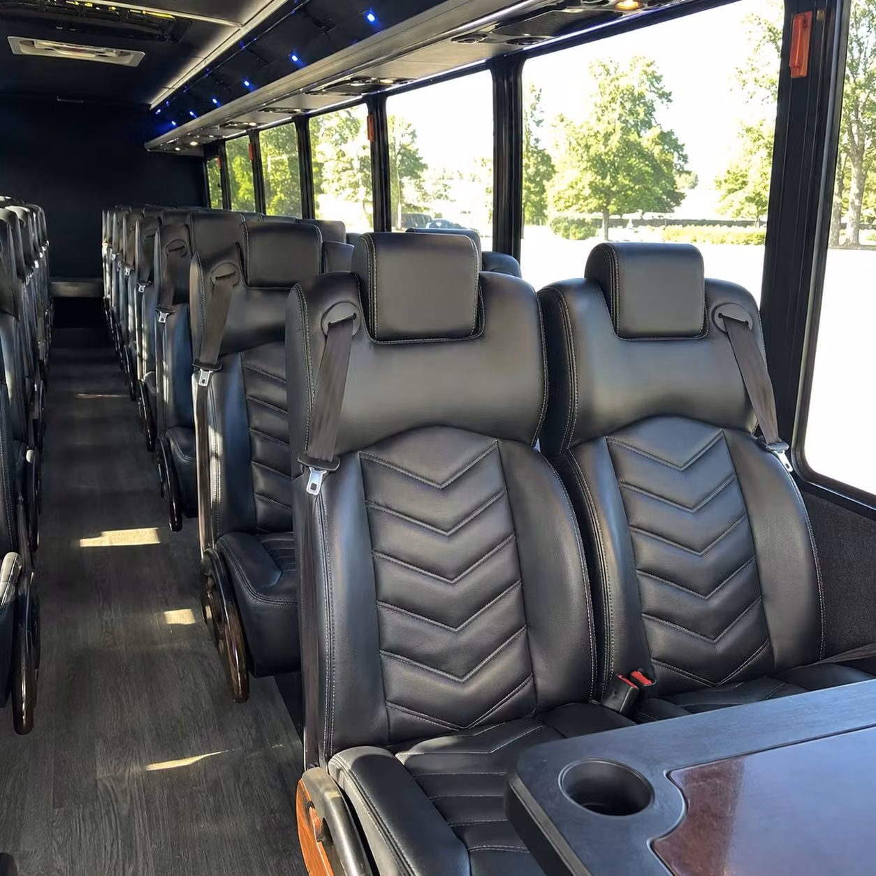 30 passenger minibus interior