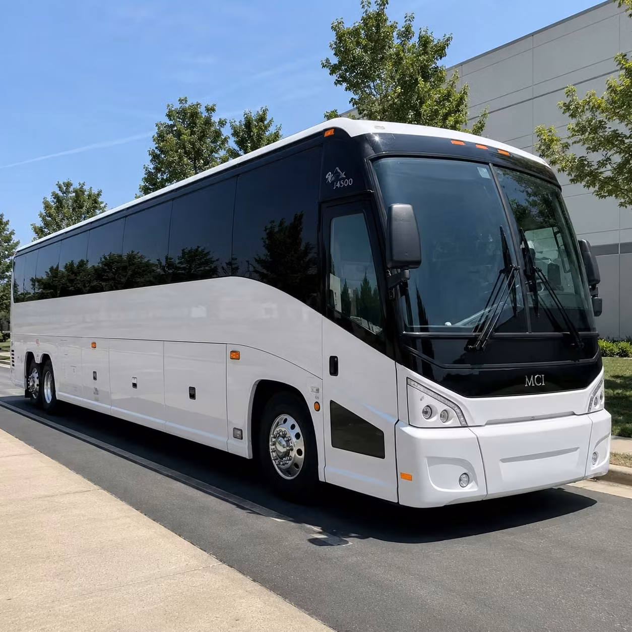 56 passenger charter bus