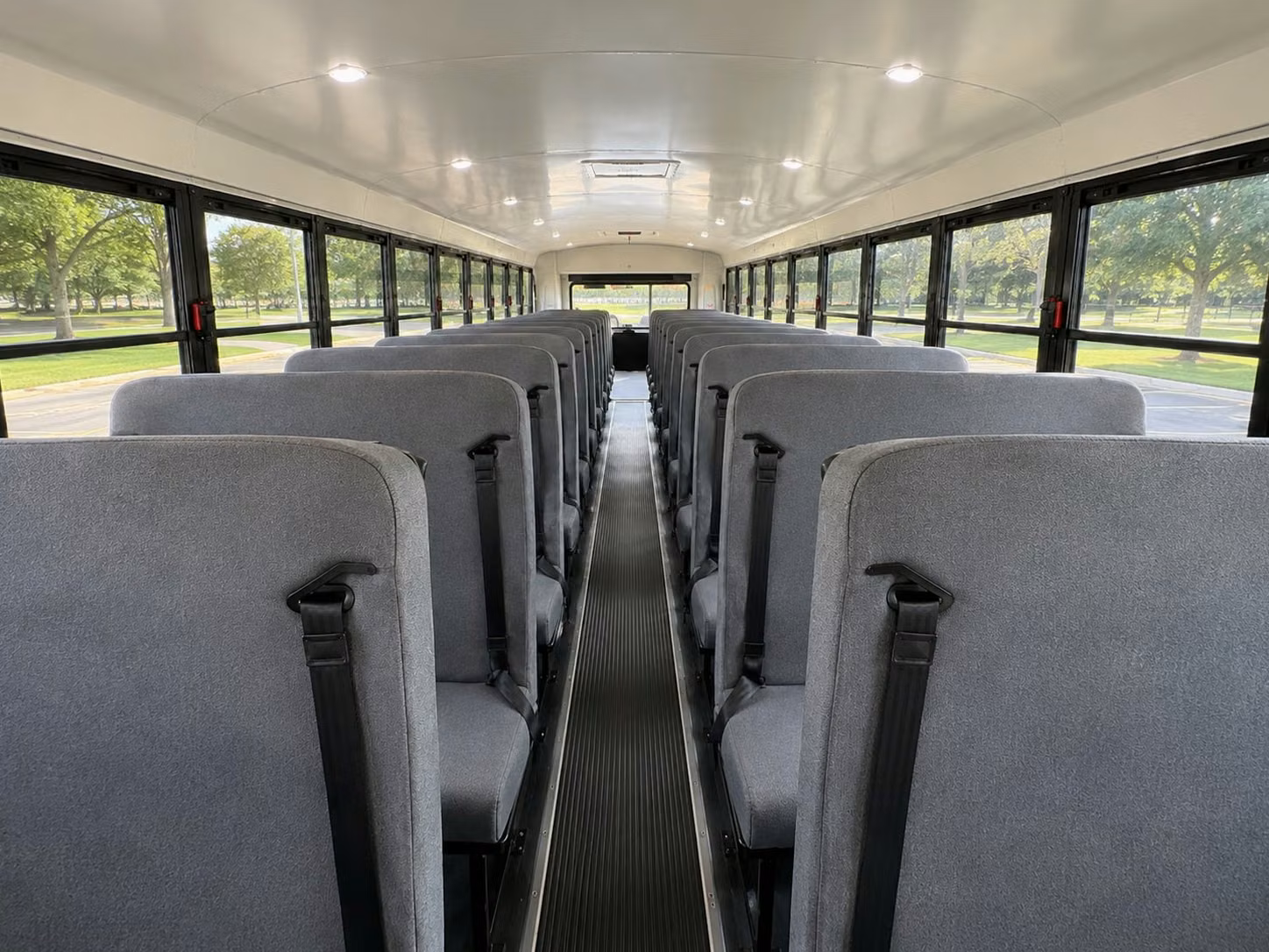 school bus interior